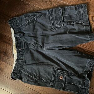 Hollister Beige and Navy Cargo Shorts